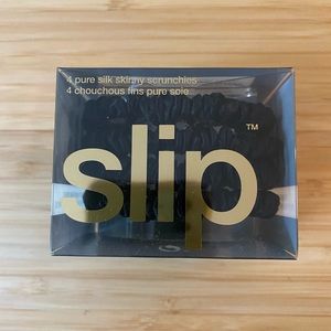 Slip 4-pack Skinnies Silk Scrunchies in Black